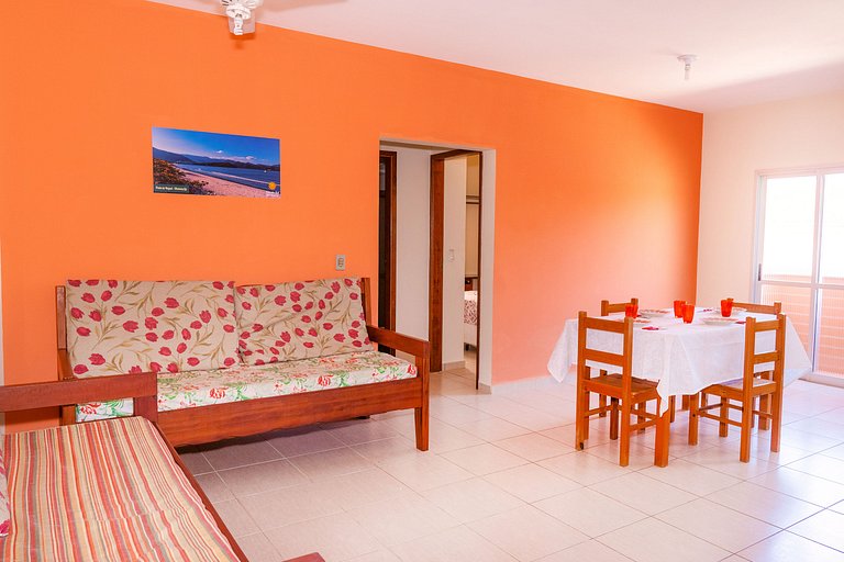 Praia Grande Ubatuba Apartment, Single, 2 parking spaces, Wi
