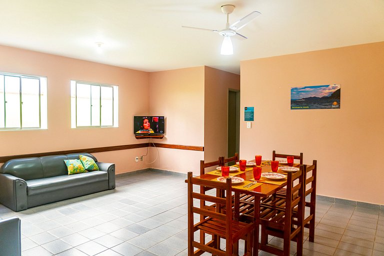 102 - Apartamento Aconchegante Primeira Quadra do mar 2 Vaga
