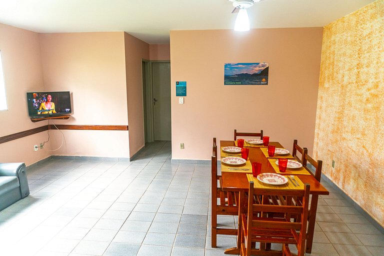 102 - Apartamento Aconchegante Primeira Quadra do mar 2 Vaga
