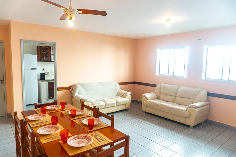 202 - Apartamento Aconchegante Primeira Quadra do mar 2 Vaga
