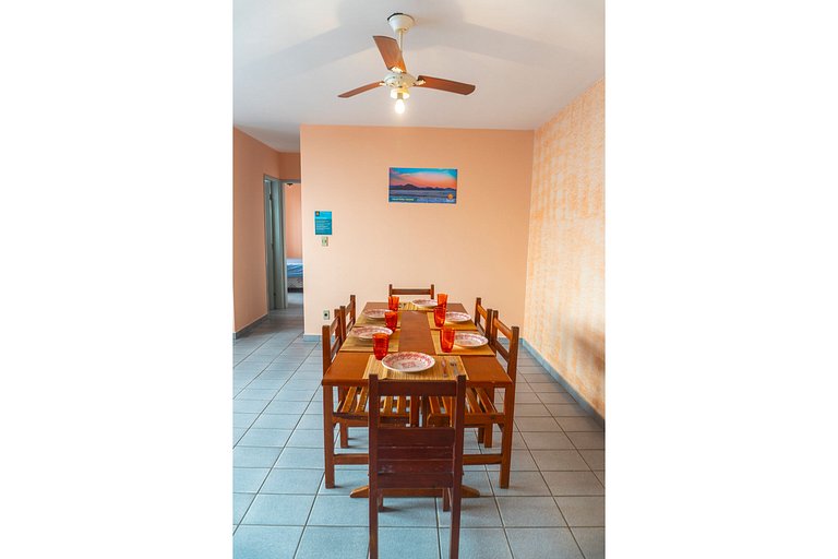 202 - Apartamento Aconchegante Primeira Quadra do mar 2 Vaga