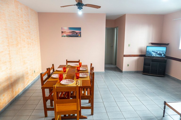 203 - Apartamento Aconchegante Primeira Quadra do mar 2 Vaga