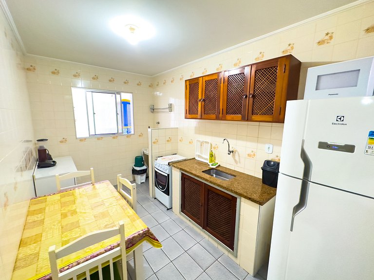 102 - Apartamento Aconchegante Primeira Quadra do mar 2 Vaga