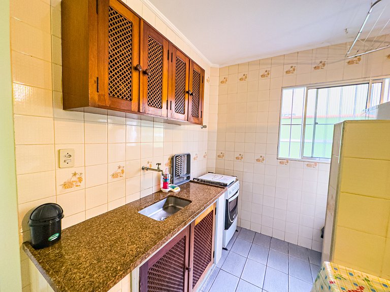 201 - Primeira Quadra do Mar Apartamento Aconchegante WiFi