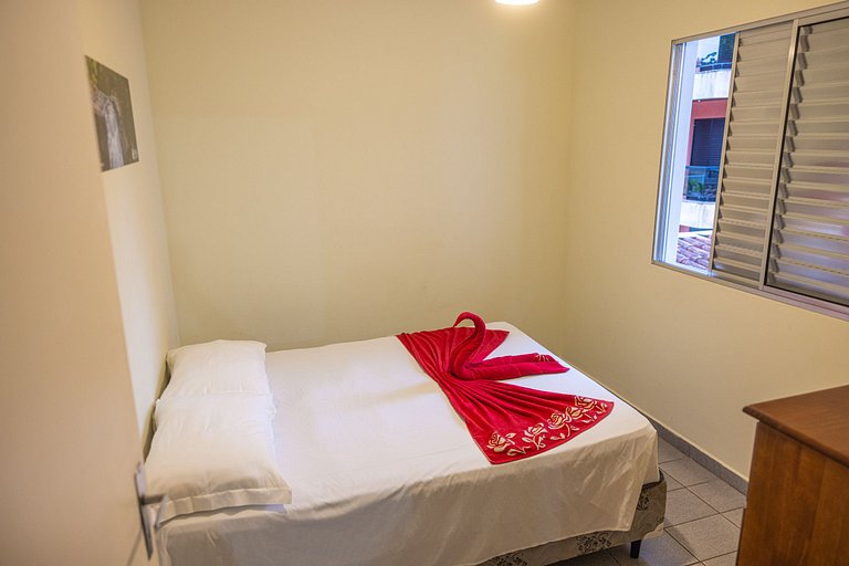 202 - Apartamento Aconchegante Primeira Quadra do mar 2 Vaga