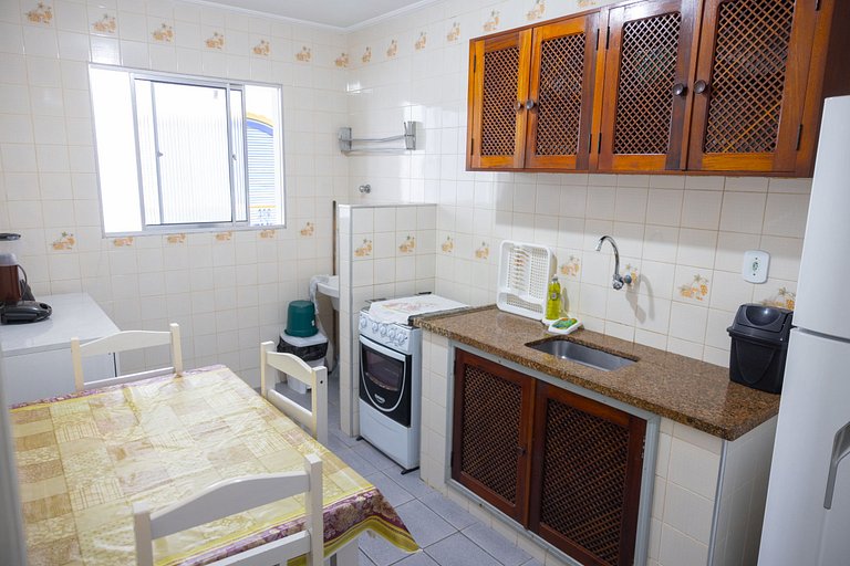 203 - Apartamento Aconchegante Primeira Quadra do mar 2 Vaga